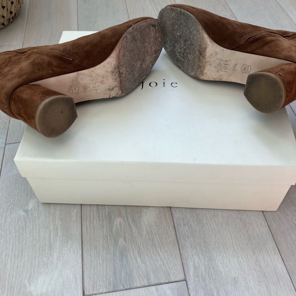 Joie Suede Leather Ankle Boots - Picture 6 of 6